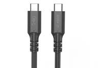 Cable Zowie USB4 a USB4/USB-C, 40Gbps, 240W, 8K 60Hz, 1M (6.6 pies), Tipo-C, Nylon, para Computadora, Laptop, IOS, Hub y Base de Conexión
