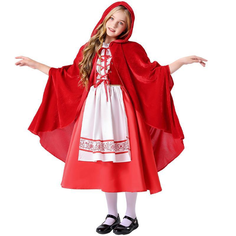 5614 Fille [Jupe avec Capuche et Châle]