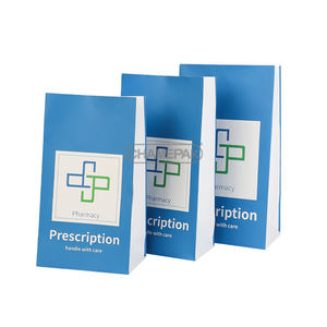 Sacs <span class=keywords><strong>en</strong></span> papier de <span class=keywords><strong>pharmacie</strong></span> kraft personnalisés sac de transport de médecine médicale avec logo imprimé pour <span class=keywords><strong>pharmacie</strong></span> - Product Image 3