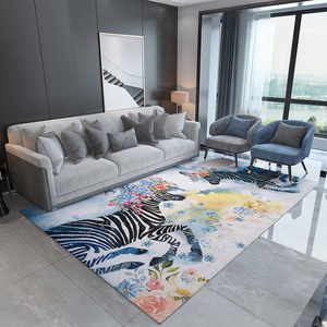 พรมปูพื้นขนาดใหญ่สำหรับห้องนั่งเล่นและห้องนอน ดีไซน์หรูหราคลาสสิก ผลิตจากโพลีเอสเตอร์ที่เป็นมิตรต่อสิ่งแวดล้อม พร้อมลวดลายแปลกใหม่ - Product Image 2