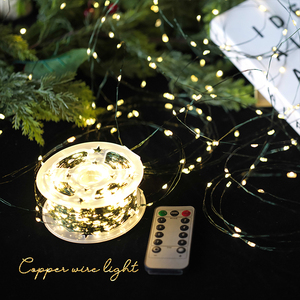 Christmas Tree Decoration <b>Light</b> <b>String</b> Multi-function Control Remote Control Warm White LED - Product Image 1