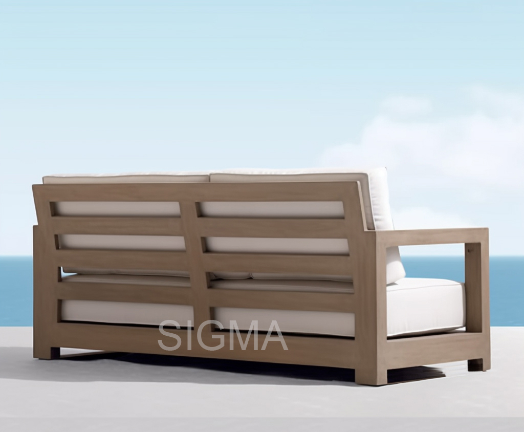 Luxury Solid Teak Patio Set Outdoor Furniture Teak Sofa Set Wooden Furniture