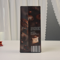 Sacchetto per Caffè Personalizzato con Fondo Piatto, Busta Composita in PE PET e Alluminio con Valvola, Imballaggio Flessibile per Alimenti