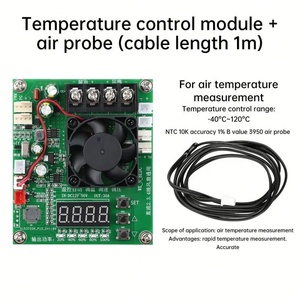 DC12-50V 30A PWM Temperature <b>Control</b> Speed Regulator Universal 2/3/4 Wire Fan <b>Thermostat</b> Module with RPM Display Safety Relays - Product Image 6