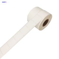 Etiquetas de Cable USB con Código de Barras Sintético, Diseño Personalizado, Adhesivo Acrílico Permanente, Etiquetas de Cable Centrales Plegables