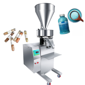 Macchina per riempire bustine Semi automatica per bottiglie di granella chicchi di tè e caffè con noccioline di anacardi e noccioline - Product Image 2