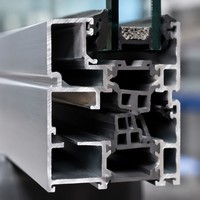 Fenêtres coulissantes flottantes à double vitrage en aluminium à rupture de pont thermique, certifiées écoénergétiques, pour la construction résidentielle