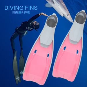Palmes de plongée en apnée pleine longueur en PVC rigide pour adultes – Équipement d'entraînement de natation et de plongée - Product Image 3