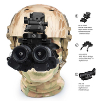 Adaptateur de vision nocturne pour jumelles tactiques, pont double, vision nocturne PVS-14, lunettes de vision nocturne, montage sur casque à double objectif