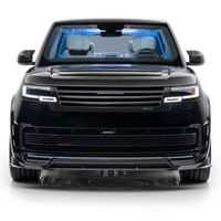 Kit carrosserie en fibre de carbone pour Land Rover Range Rover, style MSY, avec lèvre avant, diffuseur et spoiler en fibre de carbone, kit large pour Range Rover.