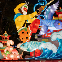Personnalisé singe roi lanterne chinois culturel Art décor pour Festivals maison Temple décor pour Thanksgiving fête des pères cadeau