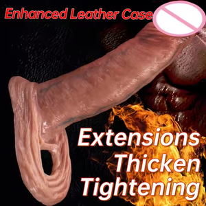 Realistische Penis scheide 3 verschiedene Größen Männliche Wolf Hosenträger für Männer mit Kondom weiches flüssiges Silikon Sexspielzeug für Erwachsene für Männer - Product Image 3