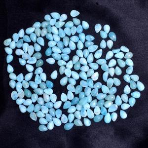 Piedras Preciosas de Larimar Natural de Alta Calidad, Grado AAA, 4x6mm, Forma de Pera, Calibradas, Certificadas por IGI, para Joyería - Product Image 6