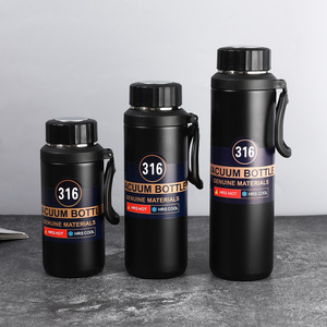 silverjet Vacuum Bottle 316 Stainless Steel 600ml 800ml 1000ml Thermal Insulated Water Flask With Handle For Outdoor Camping - Product Image 6