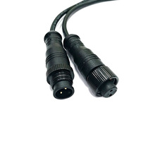 Connecteur M12 2Pin IP67 Câble de connecteur mâle femelle étanche pour l'extérieur