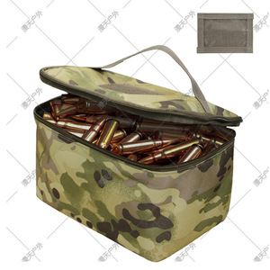 Bolsa de almacenamiento de balas de camuflaje Cp con compartimento interior, accesorio táctico impermeable, bolsa pequeña para caza y uso al aire libre - Product Image 1