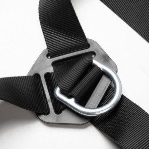 Camnal Hochfester Sicherheitsgurt für Industrielles Klettern und Rettung, Verstellbare Länge, Aluminium D-Ring, 2200KG Tragfähigkeit - Product Image 2
