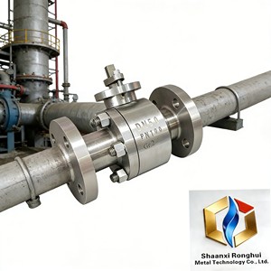 Bille en titane légère filetée NPT/BSPT haute performance pour la forage pétrolier et les pipelines Q41F-100TA2-DN32, Q41F-100TA2-DN40, Q41F-100TA2-DN - Product Image 3