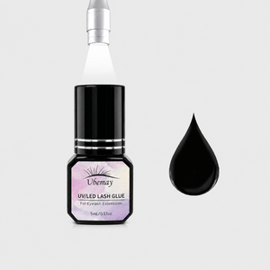 Colle à cils UV LED transparente sans alcool, végane, inodore, liquide, forte tenue, 0,5s, adhésif pour extensions de cils, marque privée - Product Image 2