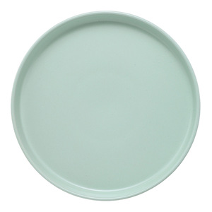 Assiettes rondes en céramique 8,3 pouces, design minimaliste nordique, couleur unie, service de table pour cuisine, service à steak - Product Image 5