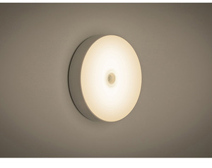 3AAA Batterij Led Nachtlampje Pir <span class=keywords><strong>Motion</strong></span> Sensor Ronde Kast Licht Energiebesparende Wandlamp Verlichting - Product Image 2