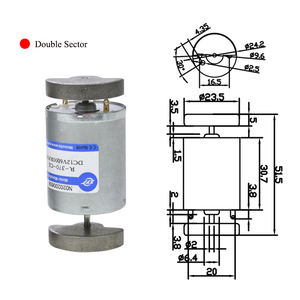 XYT 370 Mini 12V/24V vibrateur moteur brosse Commutation aimant Permanent Construction pour masseur jouets sexuels Dc petite Vibration - Product Image 3