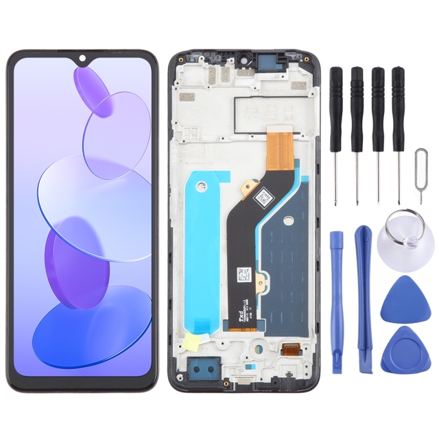 Mobile Phone LCD for Infinix Smart 6 Plus with Frame Screen Replacement 1 Year Warranty