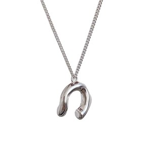 Collar Sunflower Unnie's de Plata de Ley S925 con Cierre en C, Diseño Minimalista, Cadena para Clavícula, Uso Diario - Product Image 5