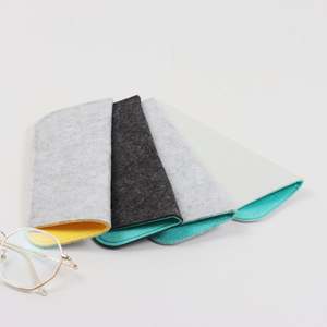 กระเป๋าใส่แว่นตาแบบนุ่มดีไซน์ใหม่กระเป๋าใส่แว่นตาผ้าสักหลาดสำหรับใส่แว่นกันแดด - Product Image 2