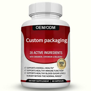 Kapsul Glukosa Darah OEM Kayu Manis Melon Pahit Kromium Murbei Asam Alfa Lipoat Herbal Kapsul Sehat untuk Kadar Glukosa Darah - Product Image 1