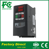 Variateur de fréquence VSD FC300 Janson Controls IP20, économie d'énergie, triphasé 220V 0.4-2.2kW, certifié ISO CE, pour moteur de machine à broche
