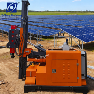 Le petit piqueur solaire peut gérer l'installation de pieux de 4,5 mètres de haut, de pieux en tôle d'acier et d'autres types de pieux - Product Image 6