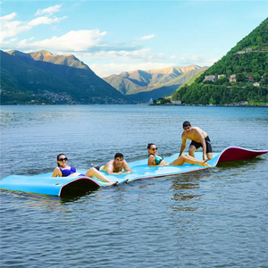 Alfombrilla de agua para piscina de espuma XPE grande de 3 capas al por mayor, alfombrilla flotante para lago - Product Image 5