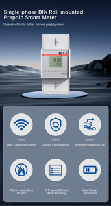 Medidor de Electricidad Monofásico para Riel DIN con Certificación SWIN CE, Pantalla LCD, Precisión Clase 1.0, Corriente Nominal de 80A, Monitoreo por Aplicación Móvil - Product Image 3