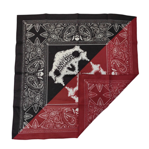 <span class=keywords><strong>Bandana</strong></span> en polyester à impression personnalisée, foulard carré tendance quatre saisons, écharpe décorative en soie - Product Image 4