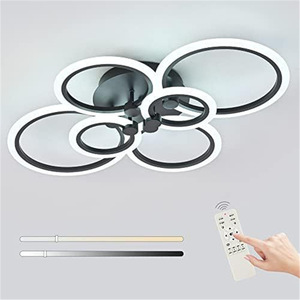 Modern Acrylic LED <b>Ceiling</b> Chandelier with Remote Control for Living Room Bedroom Kitchen-10-Year Warranty - Product Image 3