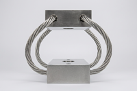 Isolateur de vibrations et d'absorption des chocs pour drone caméra UAV en acier fait main, série GR3-18D-A, pour photographie aérienne de voitures RC