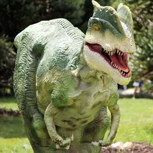 amusement park realistic dinosaur costume for kids made in china