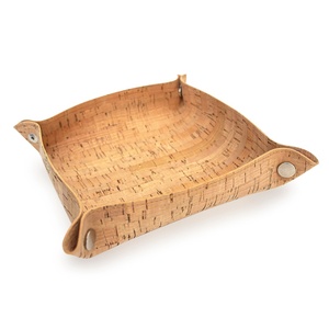 Boshiho Eco Leather Luxury <b>Storage</b> Tray Personalized OEM with Printable Sublimation Cork Tray for Premium <b>Storage</b> <b>Solution</b> - Product Image 1