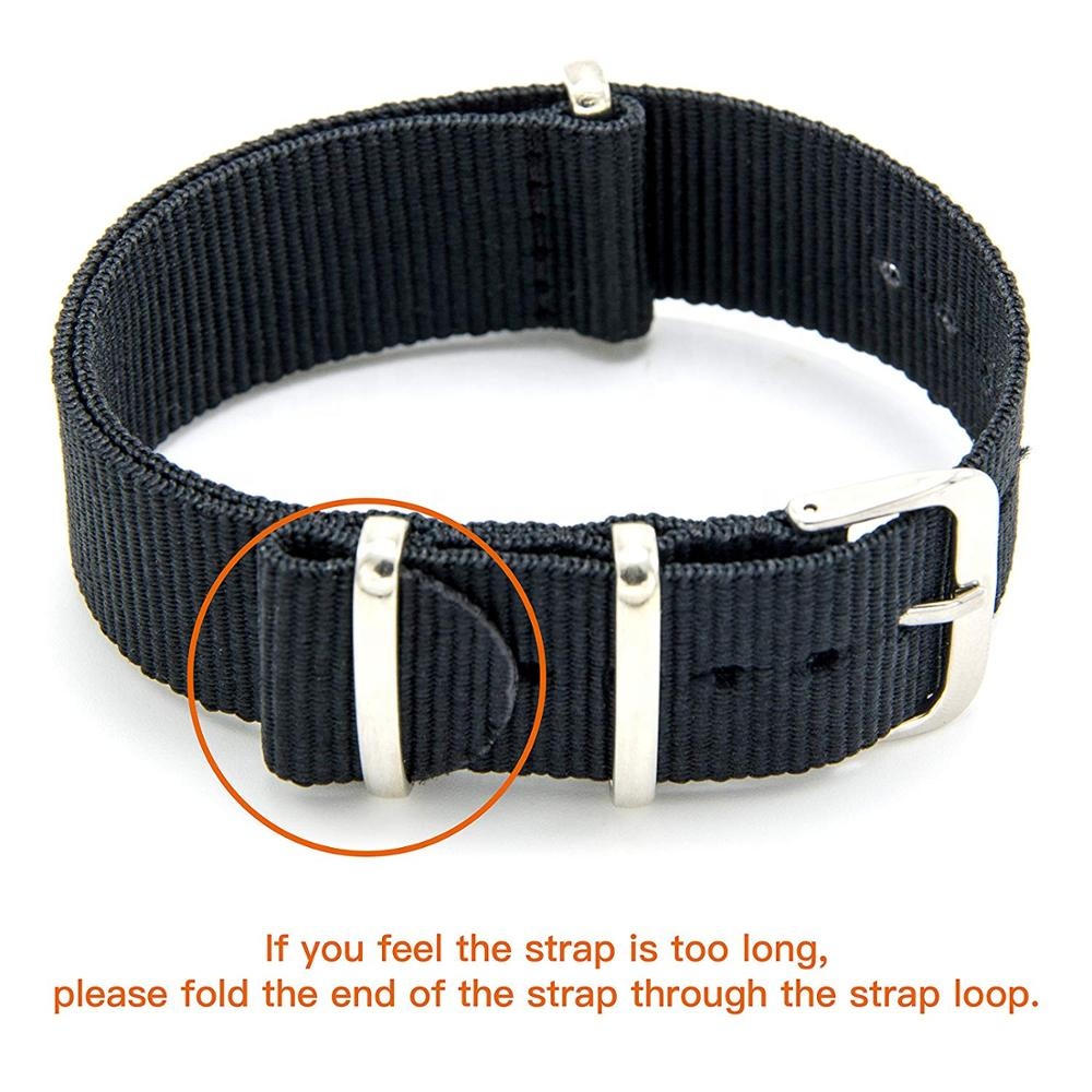Custom Printed Nylon Watch Strap, Fashion Watch Chain