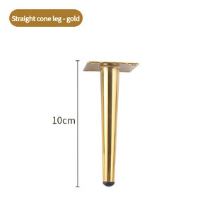 टिकाऊ 100 मिमी-720 मिमी स्टील काले सोने के टेप फर्नीचर के लिए सोफे कैबिनेट कुर्सी पैर - Product Image 5