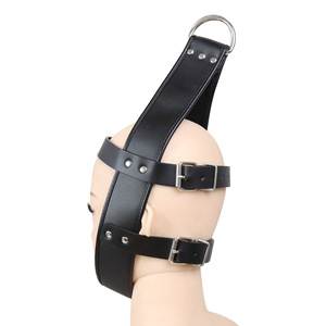 Jouets sexuels en gros, cagoules érotiques en cuir, dispositifs de tortion SM, jouets de bondage, appuie-têtes, cagoules de discipline, pour couples/gays - Product Image 4