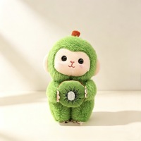 Nouvelle Arrivée en Gros : Pendentif Animal Singe en Coton Mignon, Cadeau Dessin Animé, Accessoires de Décoration pour Sac Femme
