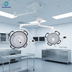 Lampe d'examen <span class=keywords><strong>LED</strong></span> de plafond pour clinique SR900+800D, prix d'usine, instrument vétérinaire, lampes de chirurgie médicale - Product Image 4