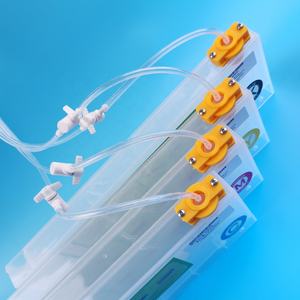 خراطيش حبر جديدة عالية الجودة، نظام تزويد الحبر السائب بأربعة ألوان CISS سعة 1.5 لتر لطابعات رولاند وميماكي وموتوه - Product Image 4