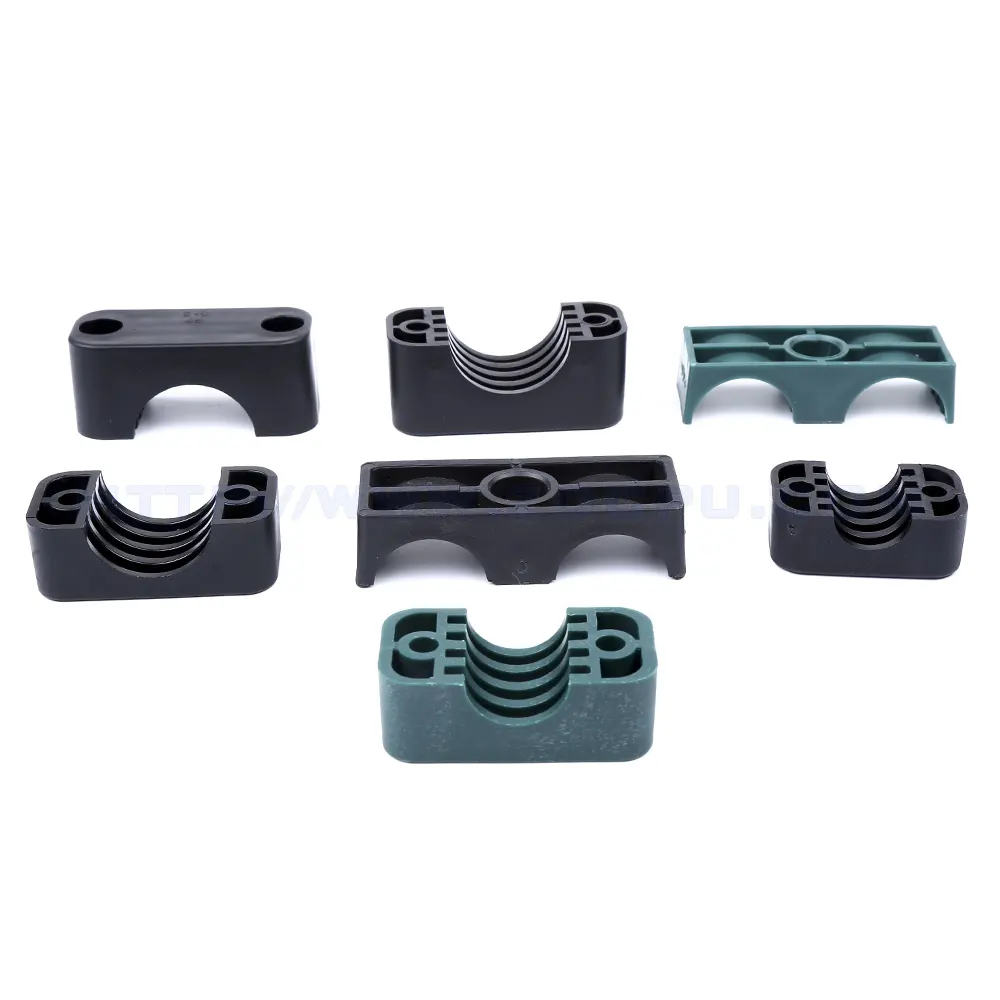 High Quality Pvc Pipe Saddle Clamp Quick Plastic Nylon Double Clamp For Tubes