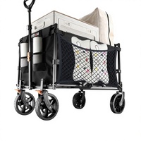 Sac de rangement unisexe transfrontalier pour poussette de bébé, filet de rangement double couche pour camping-car et chariot, rangement pour articles divers, fabriqué en Chine