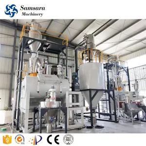 PVC Plastic Mixing Machine Mixing Tank Pneumatic Transport System Pneumatic Conveying System Mixing Equipment