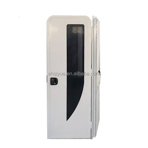 <span class=keywords><strong>Porte</strong></span> d'entrée de <span class=keywords><strong>caravane</strong></span> de camping-car de prix usine avec fenêtre de <span class=keywords><strong>porte</strong></span> fixe en forme de couteau et <span class=keywords><strong>rideau</strong></span> aveugle Anti-UV - Product Image 1