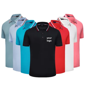 Diseño de alta calidad Patrón Liso Color sólido Manga corta Fabricante Diseño Polo Camisetas 100% Algodón Polo para hombre - Product Image 2